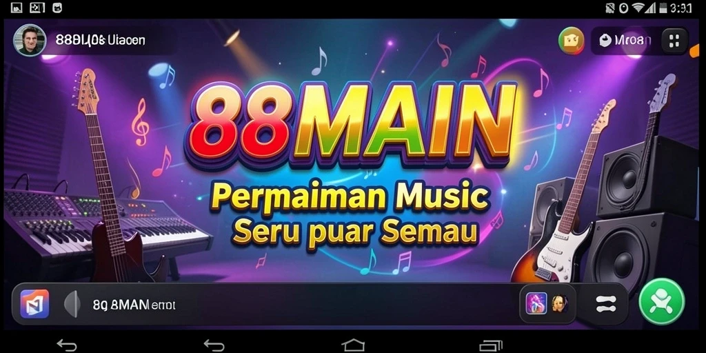 Tampilan screenshot 88MAIN yang menarik dan penuh warna saat gameplay.