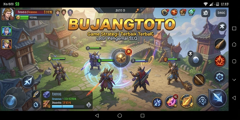 Tampilan menarik dari gameplay strategis BUJANGTOTO.