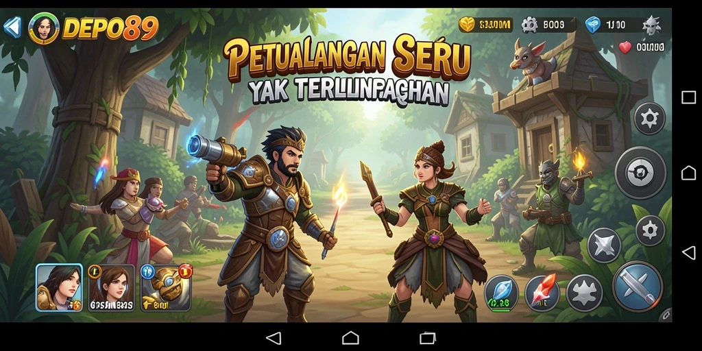 Tampilan gameplay menarik dari DEPO89 yang menawarkan pengalaman petualangan seru.