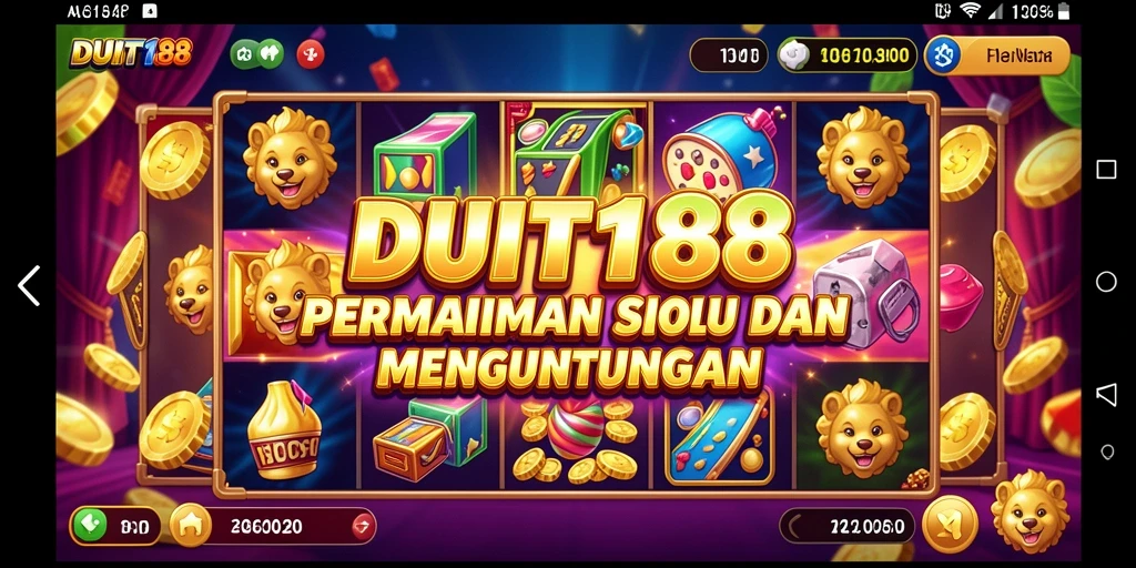 Tampilan gameplay menawan dalam permainan slot DUIT188.