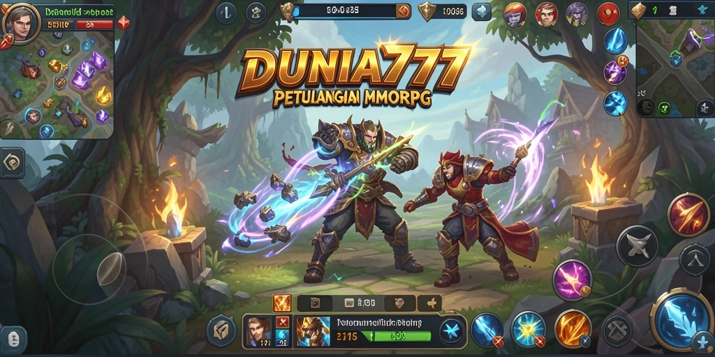 Tampilan gameplay DUNIA777 yang menakjubkan dan penuh aksi.
