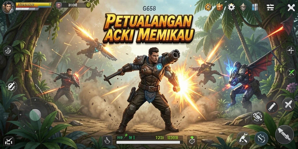 Tampilan gameplay G668 dengan aksi yang memikat dan tantangan menantang.