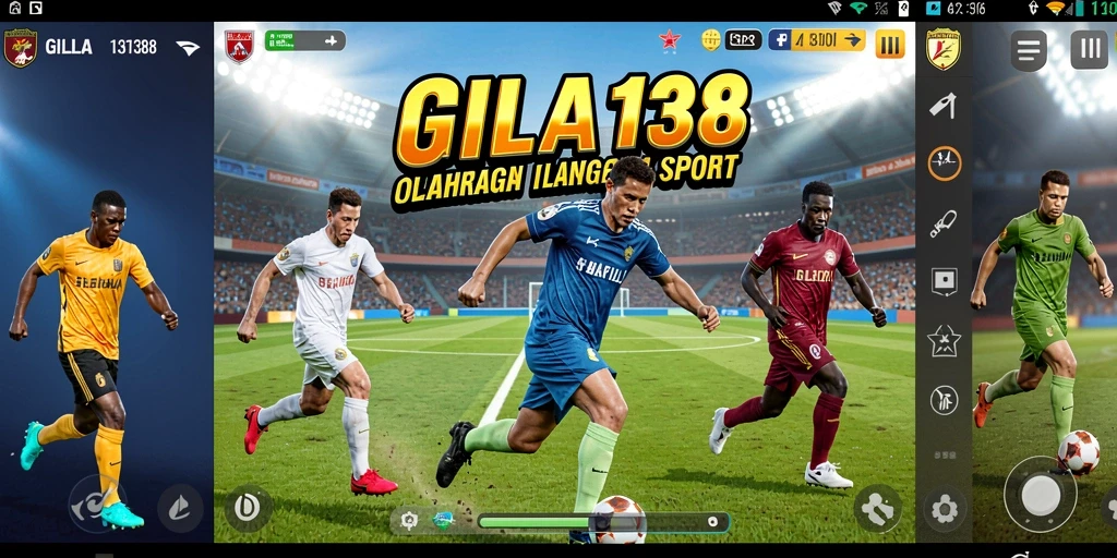 Tampilan gameplay GILA138 yang mengesankan dan penuh aksi olahraga.