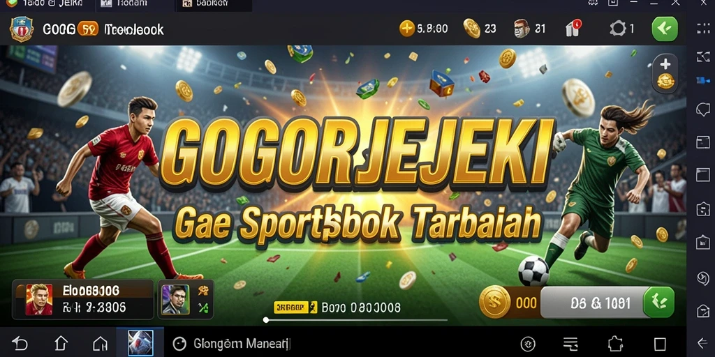 Tampilan gameplay GOGOREJEKI dengan berbagai pilihan taruhan olahraga.