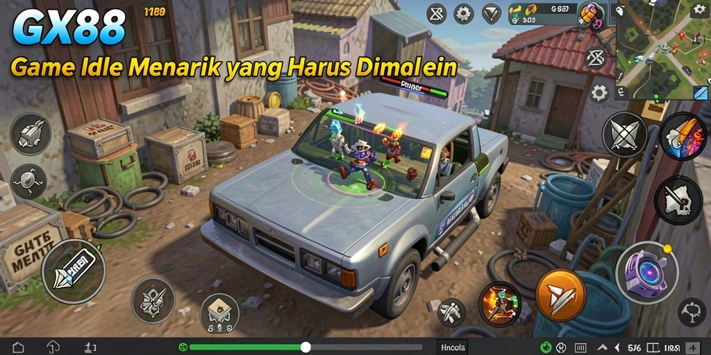 Tampilan gameplay GX88 yang menarik dalam mode Idle