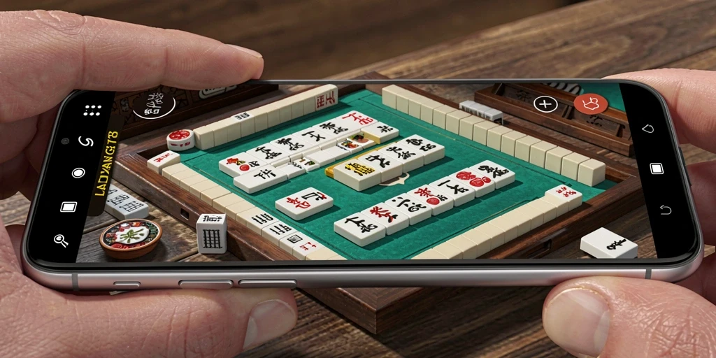 Tampilan gameplay Mahjong yang seru dan menantang di LADANG78.