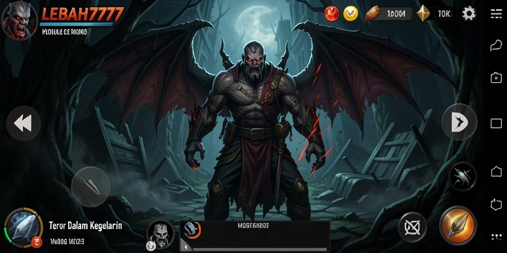 Tampilan gameplay LEBAH777 yang menegangkan dan menakutkan.
