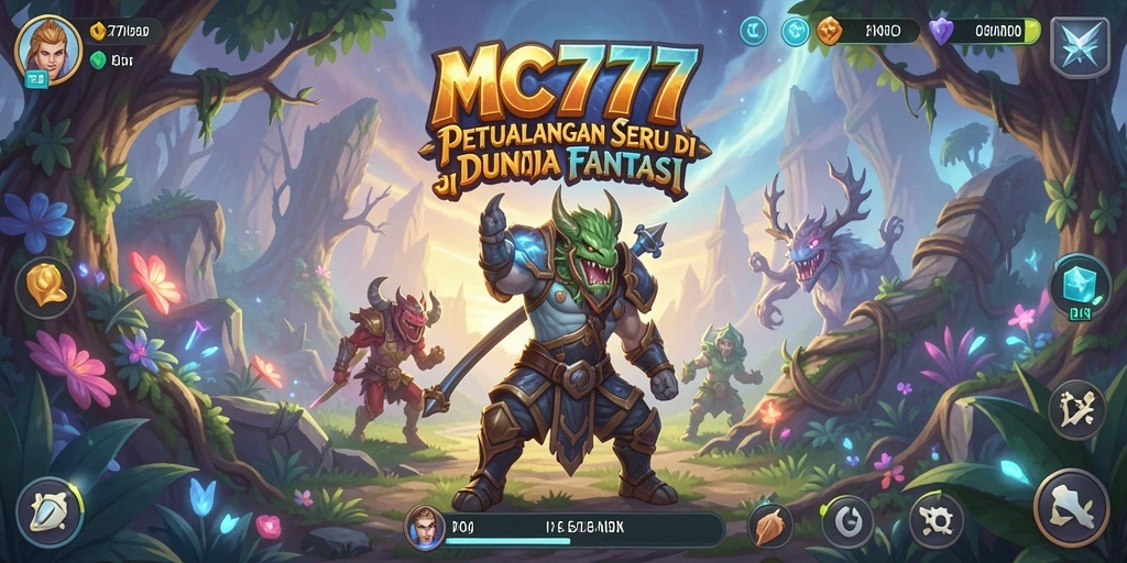 Tampilan gameplay seru dengan grafis menakjubkan di MC777.