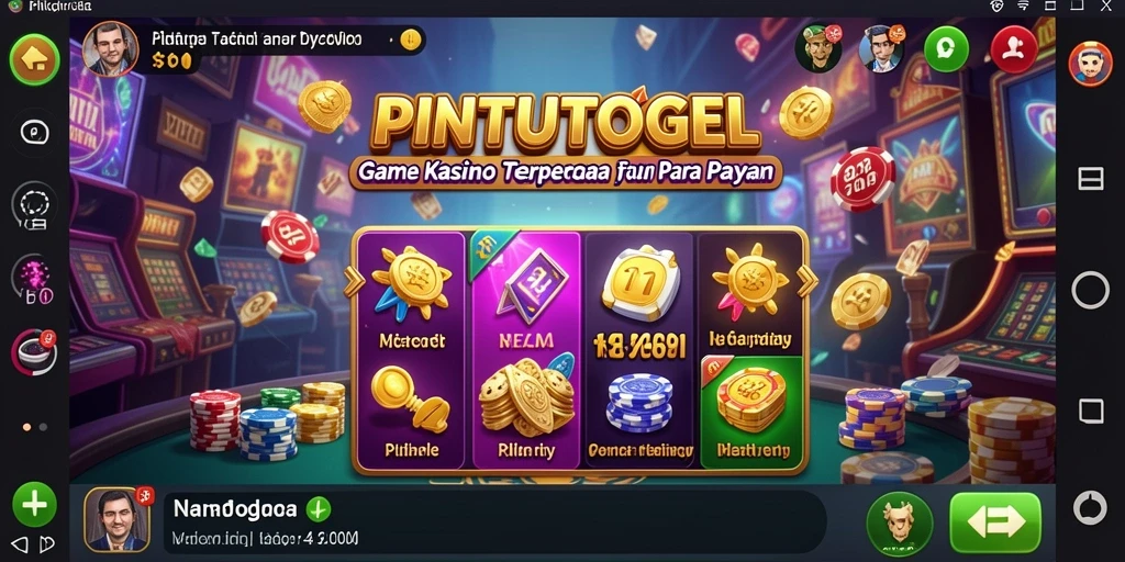Tampilan gameplay menarik dari PINTUTOGEL dalam permainan Kasino.