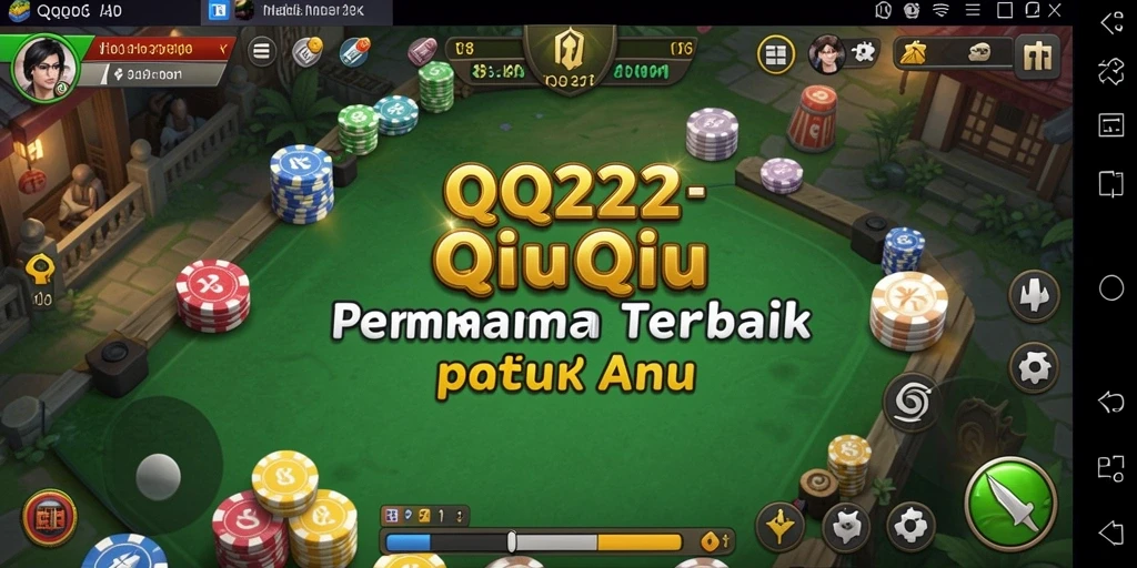 Tampilan gameplay seru dari QQ222 yang menantang pemain.