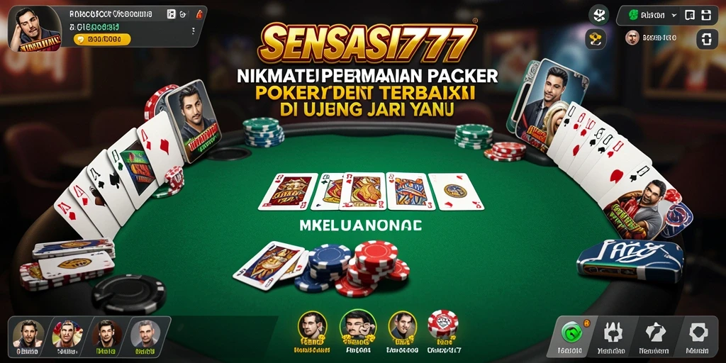 Gameplay Poker seru dan menegangkan di SENSASI777.