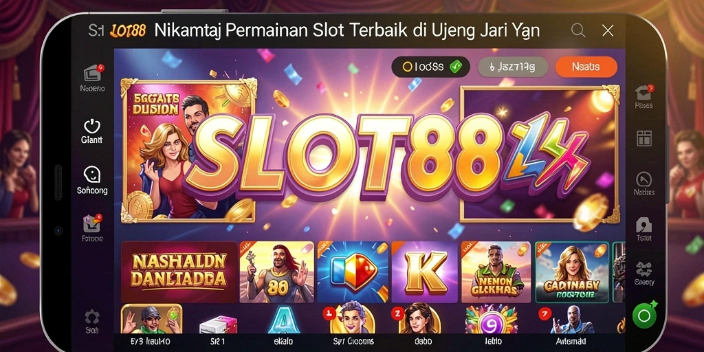 Tampilan menarik dari gameplay SLOT88 dengan berbagai mesin Slot.